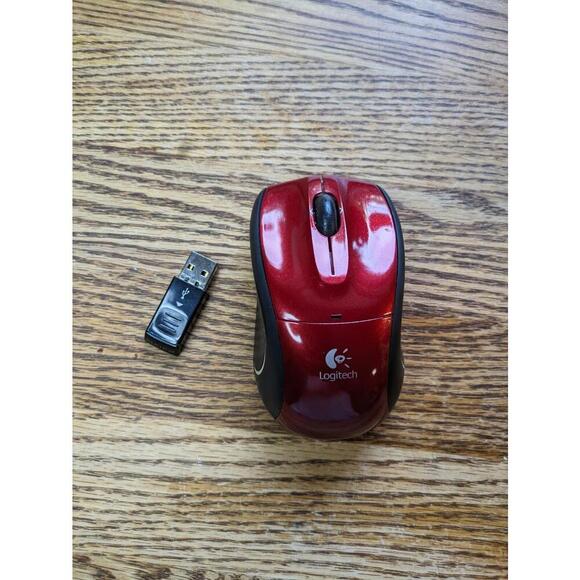 Logitech Wireless Mouse WITH Receiver C-UAY59 810-000215 C-UAT51 Dongle Receiver - Picture 1 of 3